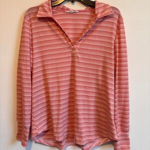Pink Striped Long Sleeve
